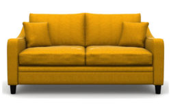 Heart of House Newbury Tweed Fabric Sofa Bed - Mustard
